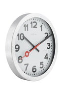 Wall clock/ Table clock - 19 / 35cm - Aluminum - 'Station Numbers'