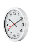 Wall clock/ Table clock - 19 / 35cm - Aluminum - 'Station Numbers'