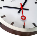 Wall clock/Table clock  - 19 / 35cm - Aluminum  - 'Station Stripe'