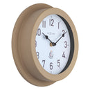 Weatherproof Outdoor Wall Clock - 22cm - Metal - Galvanized  Poppy