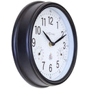 Weatherstation - Wall clock - 23.5 cm -weatherproof - Jasmine