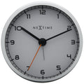 Front Picture 5194WI,Company Alarm,Alarm clock,Silent,Metal,White,#color_white