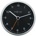 Front Picture 5194ZW,Company Alarm,Alarm clock,Silent,Metal,Black,#color_black
