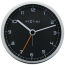 Front Picture 5194ZW,Company Alarm,Alarm clock,Silent,Metal,Black,