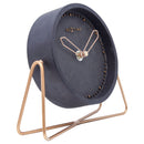 Table clock - 17.5 x 15.5 x 5 cm - Polyresin