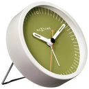 Table Alarm Clock 9x9x7.5cm - Silent - Light function /Metal "Small"