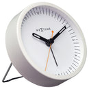 Table Alarm Clock 9x9x7.5cm - Silent - Light function /Metal "Small"