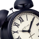 Table Alarm Clock 15x21x7cm - Silent - Light function - Metal "Table Amsterdam"
