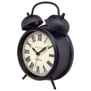 Table Alarm Clock 15x21x7cm - Silent - Light function - Metal "Table Amsterdam"