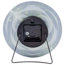 Table/Wall clock 20cm - Silent - Green -  Tempered Glass - "Cosmo Table"