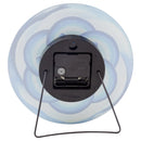 Table/Wall clock 20cm - Silent - Blue -  Tempered Glass - "Cosmo Table"