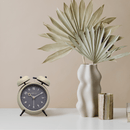 Alarm Clock 12 x 14 x 6cm-Metal-NeXtime "Golden Hour"