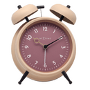 Alarm Clock 12 x 14 x 6cm-Metal-NeXtime "Golden Hour"