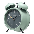 Alarm Clock 12 x 14 x 6cm-Metal-NeXtime "Golden Hour"