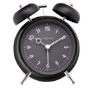 Alarm Clock 12 x 14 x 6cm-Metal-NeXtime "Golden Hour"