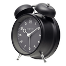 Alarm Clock 12 x 14 x 6cm-Metal-NeXtime "Golden Hour"
