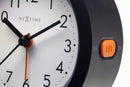 Table Alarm Clock 10.5cm x 3.6cm-Silent-Light Dial-NeXtime "Circle"