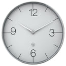 Wall Clock; Silent Clock; Designer Clock; Gift; NeXtime; Minimalist; Modern Clock; White dial face; Arabic Index; Home Décor; Silver Colour Clock; Office Clock;