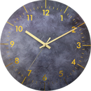 Wall clock-Ø35 cm-Wood-Grey-'Stone'