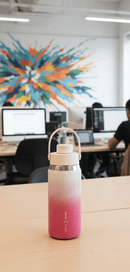 Thermal Drinkware – Canvas Bottle 355/473/710ml (12/16/24oz) Cherry Blossom colour