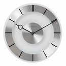 Wall clock -  31 cm - Aluminium - Glass -  'Retro'