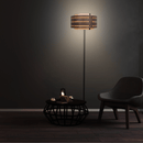 灯罩 - 木材（深胡桃木贴面）-织物 - 40 厘米 - “Beam”